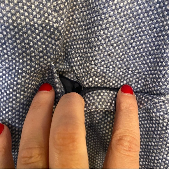 Esprit Two Tone Blue Knit Single Button Blazer Size 12 - Picture 3 of 7